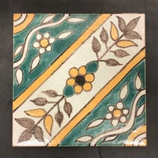 American Encaustic-LA Decorated Tile Vintage California