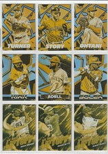 2021 TOPPS FIRE GOLD UPICK ACUNA TATIS JR ADELL OHTANI PEREZ SCHERZER CHISHOLM