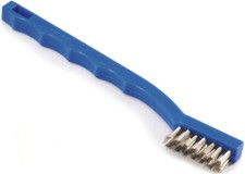 NEW Forney 70488 Stainless Steel Wire Scratch Brush with Plastic Handle 7"