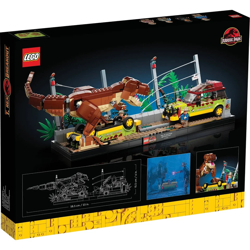 LEGO 76956 Jurassic Park T. rex Breakout - Brand New BUT Box Damaged - Image 2 of 4