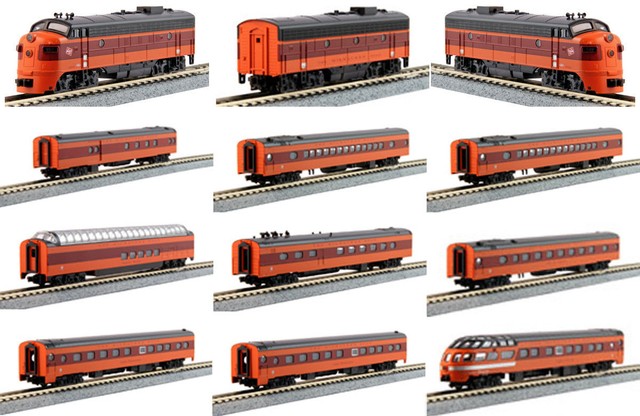 KATO 106-082 + 176-2302+1060431 N MILWAUKEE Hiawatha 3 Locos #90 A/B/A ...