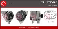 Casco Lichtmaschine Generator 100A 12V FüR Opel Corsa D 1.2 1.0 1.4 LPG