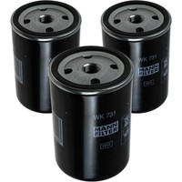 3X Original Mann-Filter Kraftstofffilter WK 731 (10) Fuel Filter
