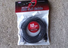 Pearstone: USB 3.0, Type A Male to Type A Female, Extension Cable 10 ft @a13