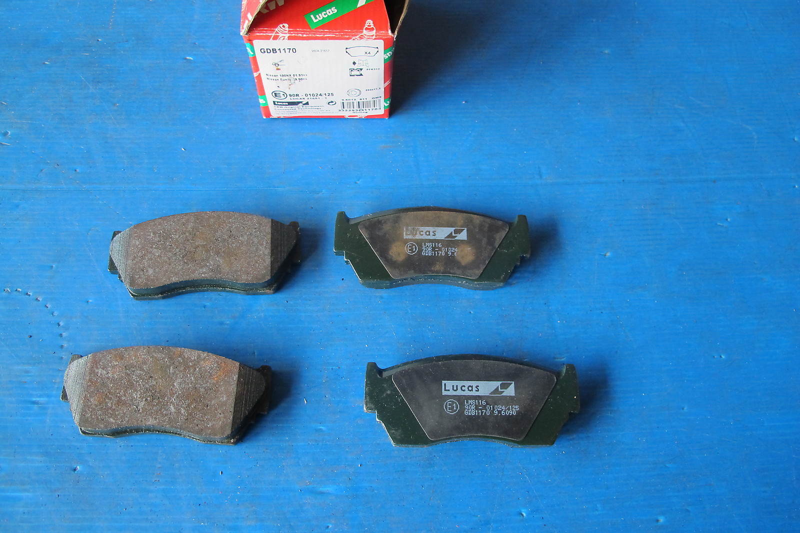 Plaquettes avant Lucas Nissan Sunny longévité mécanique haute
