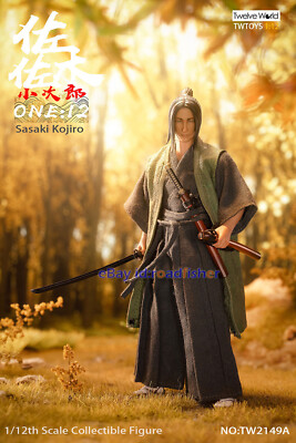 TWTOYS Sasaki Kojiro Samurai 1/12 Scale Action Figure Collectible