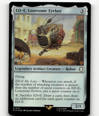 FOIL - MTG ED-E, Lonesome Eyebot - Universes Beyond: Fallout