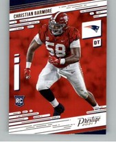 2021 Panini Prestige Christian Barmore 251  RC  New England Patriots