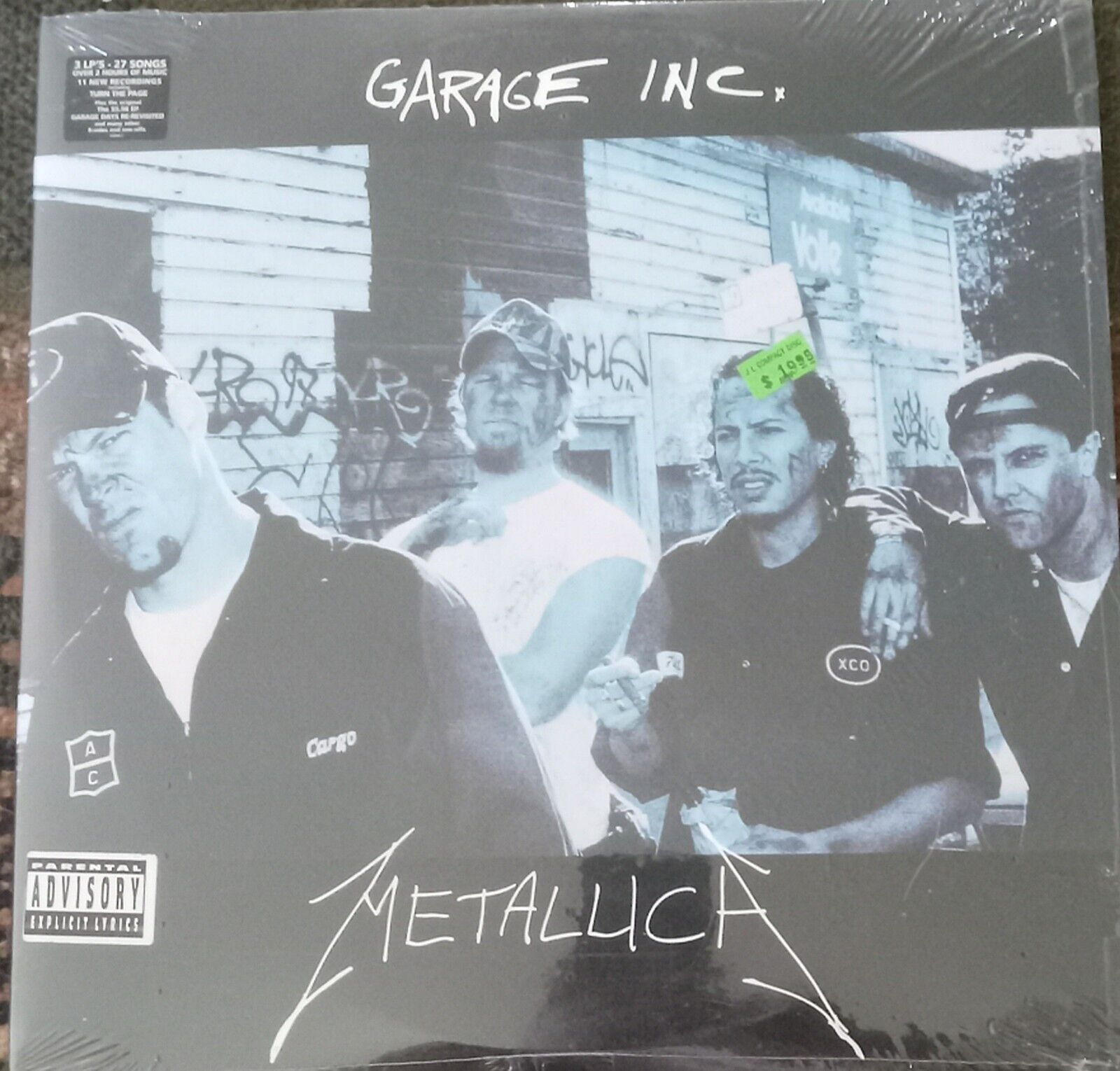 Metallica "Garage Days" First Press Vinyl Album 3 Lp