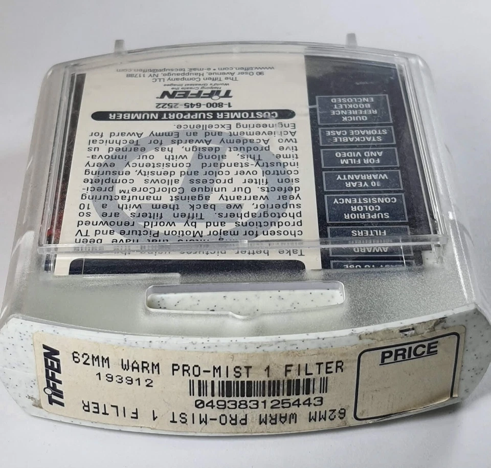 TiFFEN 62mm Warm Pro-Mist 1 62WPM1 62 mm E62 Authentic Warming Soften Skin USA - Image 4 of 4