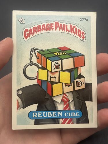 1987 Topps Garbage Pail Kids MP Reuben Cube 277a - Picture 1 of 5