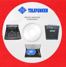 1 service manual for Telefunken Audio Video on 1 dvd in pdf format