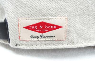 Rag & Bone Canvas and Leather Everyday Hat Buy the Harlow Faux Leather-Trimmed Canvas Baseball Cap  main image 2