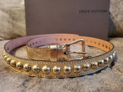Authentic Louis Vuitton Limited Edition, Gold colored Belt