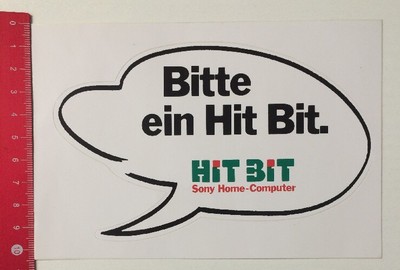 Decal/Decal: Hit Bit Sony Home Computer - Please One Hit Bit (280416119)