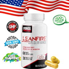 LeanFire XT Fat Burner Supplement Weight Loss Diet 60 Capsules Boost Energy