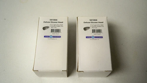 NEW Jones Stephens S01004 Deluxe Shower Head (Qty 2) - Picture 1 of 3