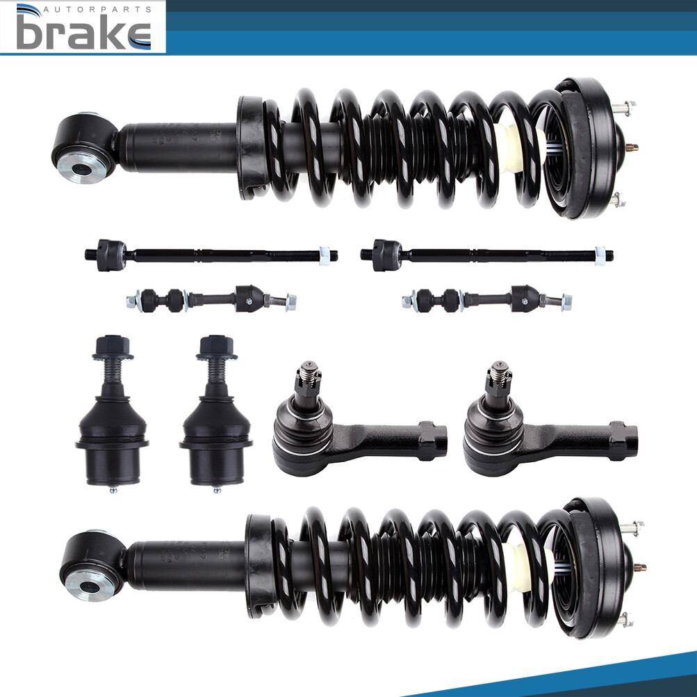 2005 Ford F-150 RWD Front Suspension Kit with Strut Sway Bar Link Tie Rod