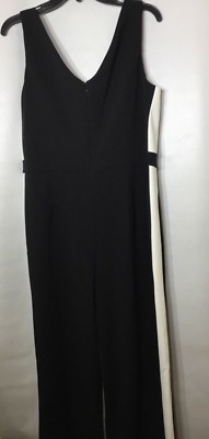 donna morgan black jumpsuit