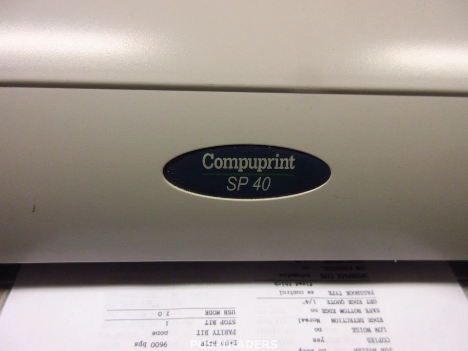 COMPUPRINT SP40 SP40U Passbook 24-Pin Matrix A4 Printer USB Nadeldrucker TESTED - Bild 2 von 4