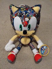 Sonic the Hedgehog Sticker Bomb Plush Stuffed SEGA Toy LARGE 18" New With Tags