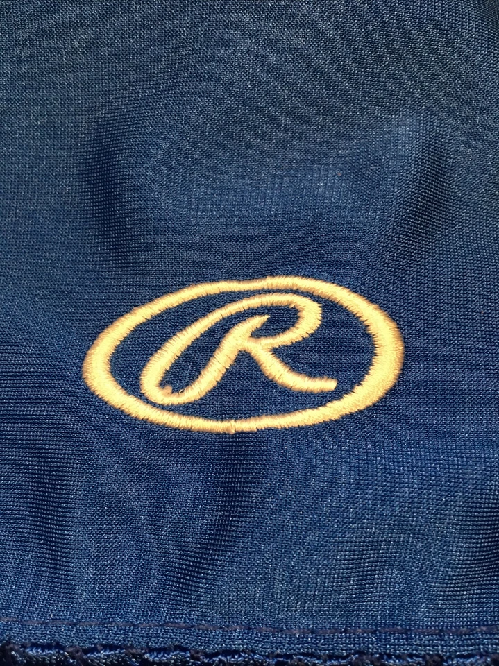 Camisa de fútbol Rawlings para hombre talla XL cuello en V manga corta malla manga elástica Foto 4 de 4