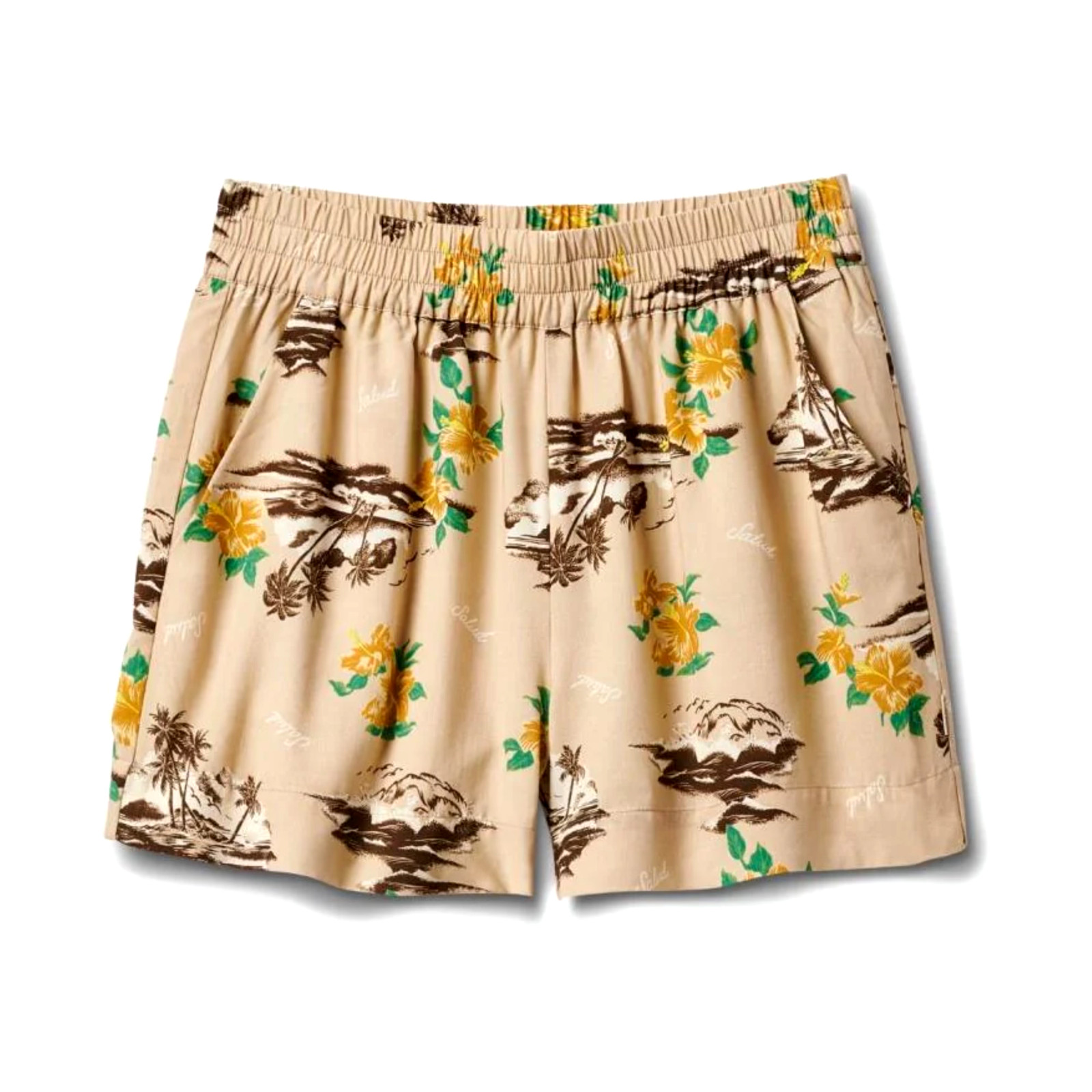 Brixton Mujer PARADISE Pantalones Cortos Talla: S Safari