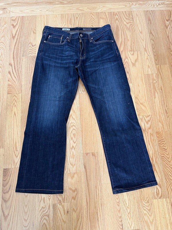AG Adriano Goldschmied Jeans Mens 34x30 Blue The Protege Straight Stretchy