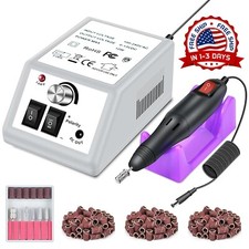 Maquina De U as Acrilicas Kit Taladro Lima Para Manicura Pedicura Gel Electrica