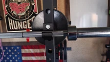 Barbell powerrack mount Horizontal AXLE Power bar Olympic Standard