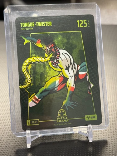 Bo Jackson Battle Arena TONGUE-TWISTER GLOW BF-97 Battlefoil Rare SP