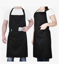 APRON CHEF KITCHEN BBQ 2 PACK HIGH QUALITY WATER OIL STAIN RESISTANT; WILL WELL