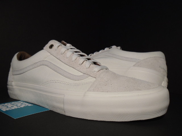 vans old skool white pro