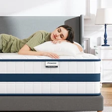 Maxzzz Medium T/Q/K Hybrid Mattress  Lumbar&Support Isolation InnerSprings