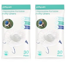 Potty Liners Disposable Bags Universal Fit Absorbent Leak Proof Travel Toddler T