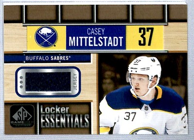 2018-19 SP Game Used Locker Essentials Casey Mittelstadt Jersey #LE-MI Buffalo