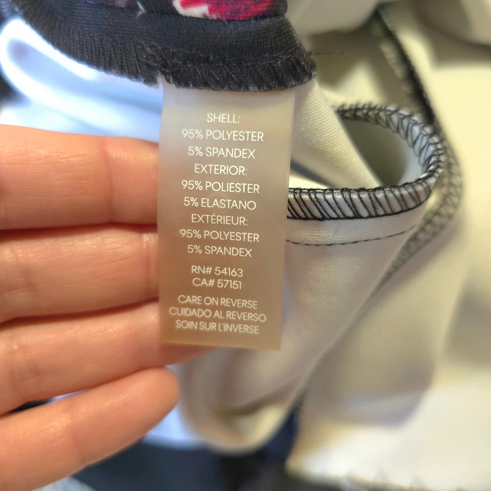 Calvin Klein Black Floral Sheath Dress Women Size 6P Zipped Back Sleeveless - Image 4 of 4