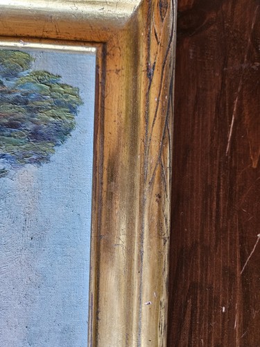 Vtg Signed Framed Original Oil On Board Adelle C. Phelps Painting 16"x12" Board - Picture 9 of 24