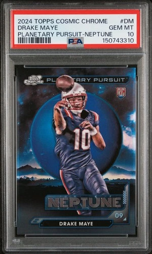 2024 TOPPS COSMIC CHROME PLANETARY PURSUIT NEPTUNE #DM DRAKE MAYE RC PSA 10