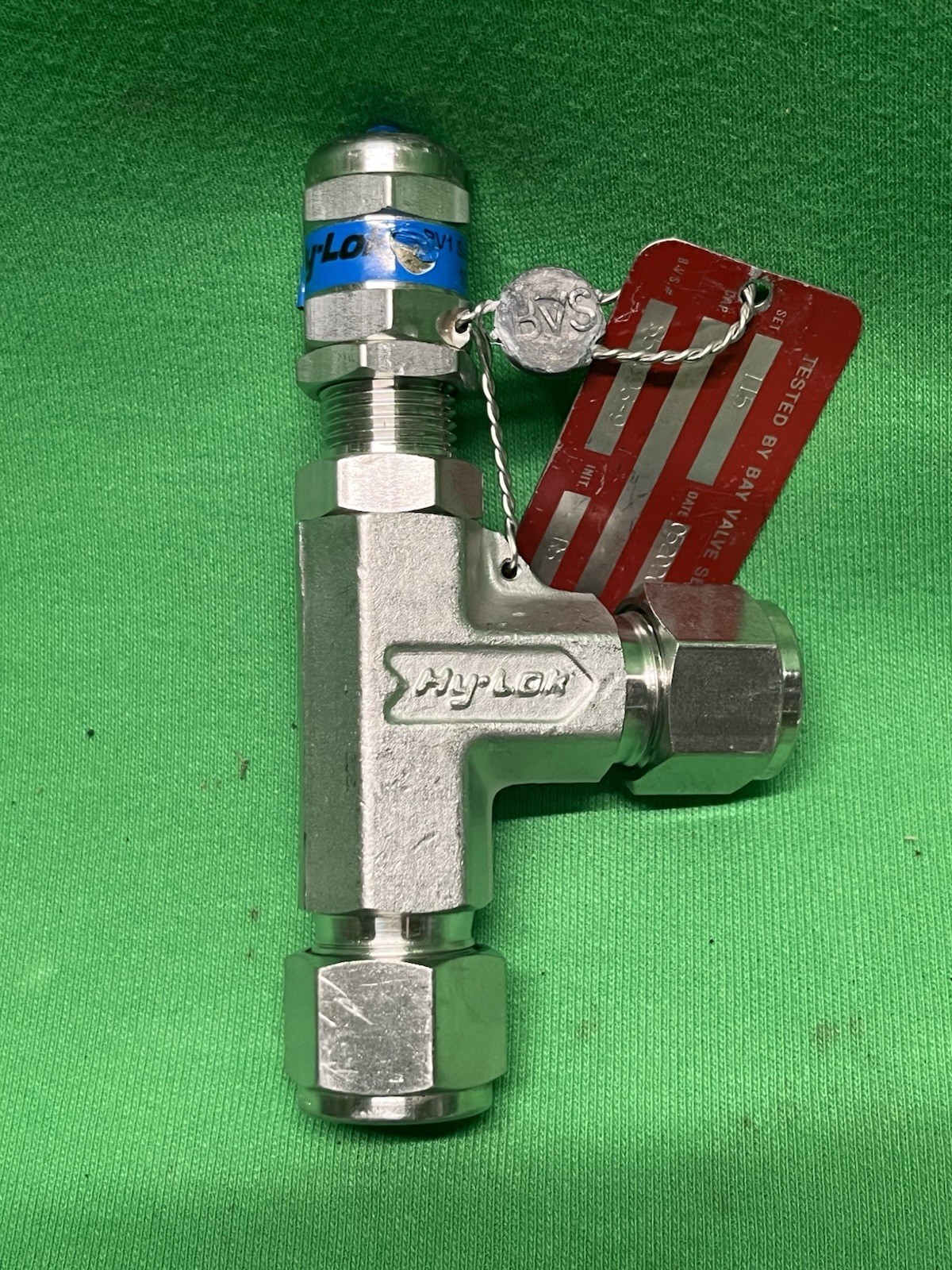 Hy-Lok RV1H-8T-S316 RELIEF VALVE 316 SS 1/2” Instrumentation Pressure Control