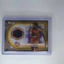 2023 Topps MLS Lucho Acosta /50 Patch Relic