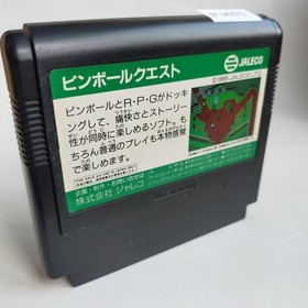 Pinball Quest Jaleco pre-owned Nintendo Famicom NES Tested