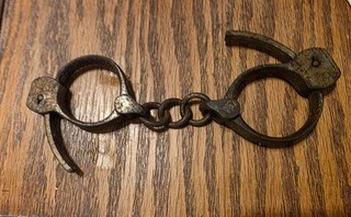 Police Antique Vintage Towers Hand Cuffs