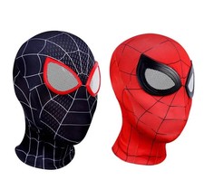 Brand New Spiderman Home Headgear Cosplay Moving Eyes Mask for Adults Kids.