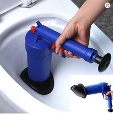 Air Pump Pressure Unblocker Pipe Plunger Drain Cleaner Sewer Sink Basin Pipeline