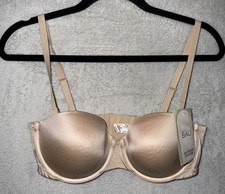 NWT Bali One Smooth U Ultimate Stay In Place Underwire Bra DFB966, 36C, Nude