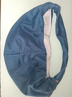 TRIXIE Fronttasche Soft 22 x 20 x 60 cm blau / hellgrau