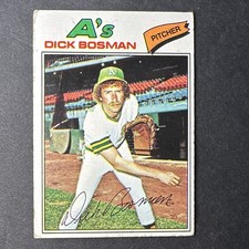 1977 Topps #101 Dick Bosman Oakland Athletics