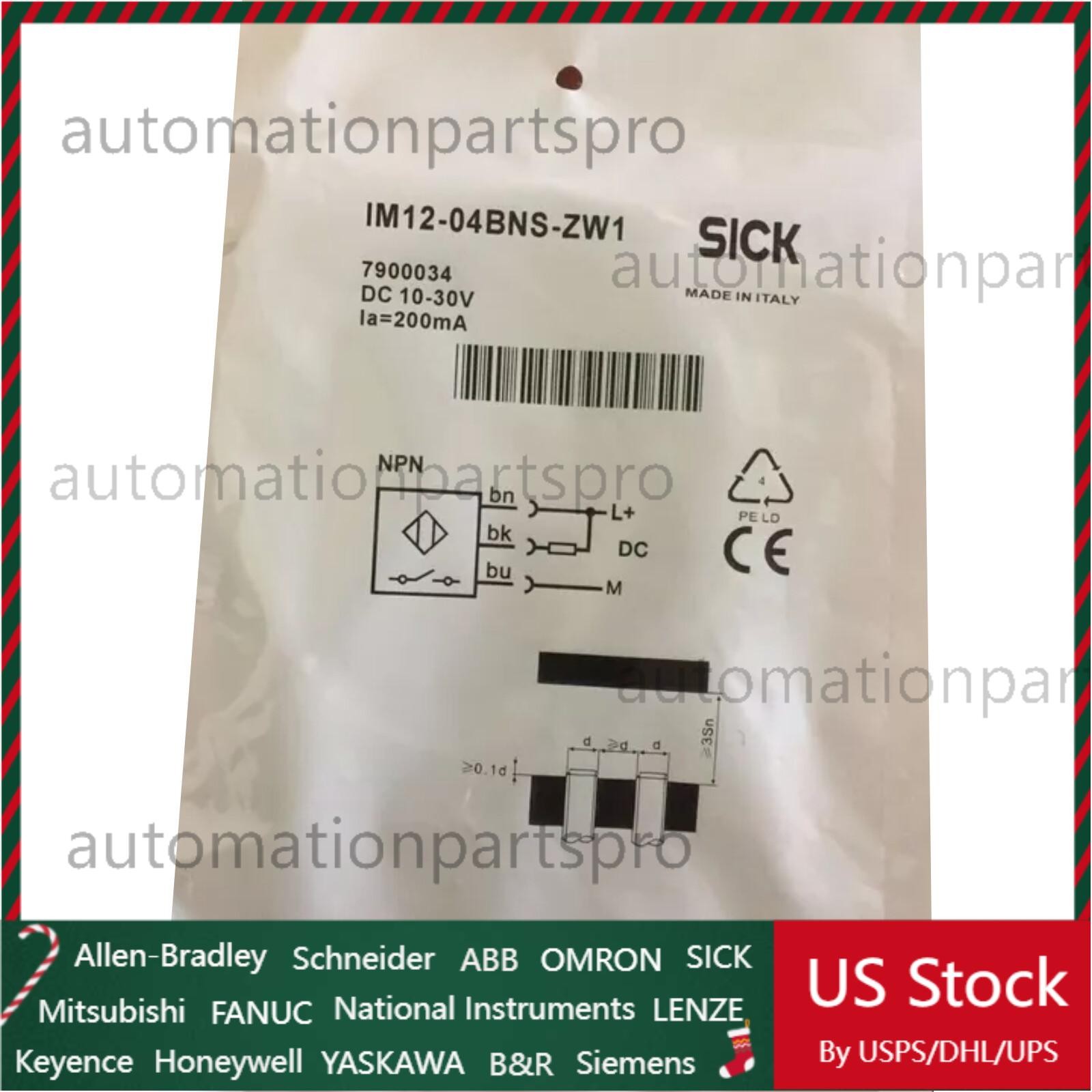 New SICK IM12-04BNS-ZW1 7900034 IM1204BNSZW1 Optic Electronic Sensor