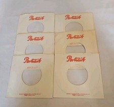 45 RPM 7" RECORD SLEEVES CO. SLEEVE 6 PACK SEE PHOTOS Portrait Records SLV332